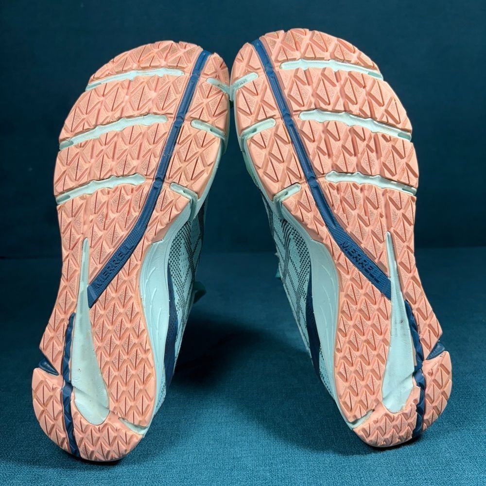 Merrell Women's Size 6.5 Bare Access Flex Blue Running Shoes - Picture 7 of 8